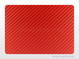Пленка красный глянцевый карбон 4D для автомобиля