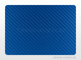 Пленка синий глянцевый карбон 4D для автомобиля