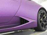 Автомобильная матовая пленка фиолетового оттенка